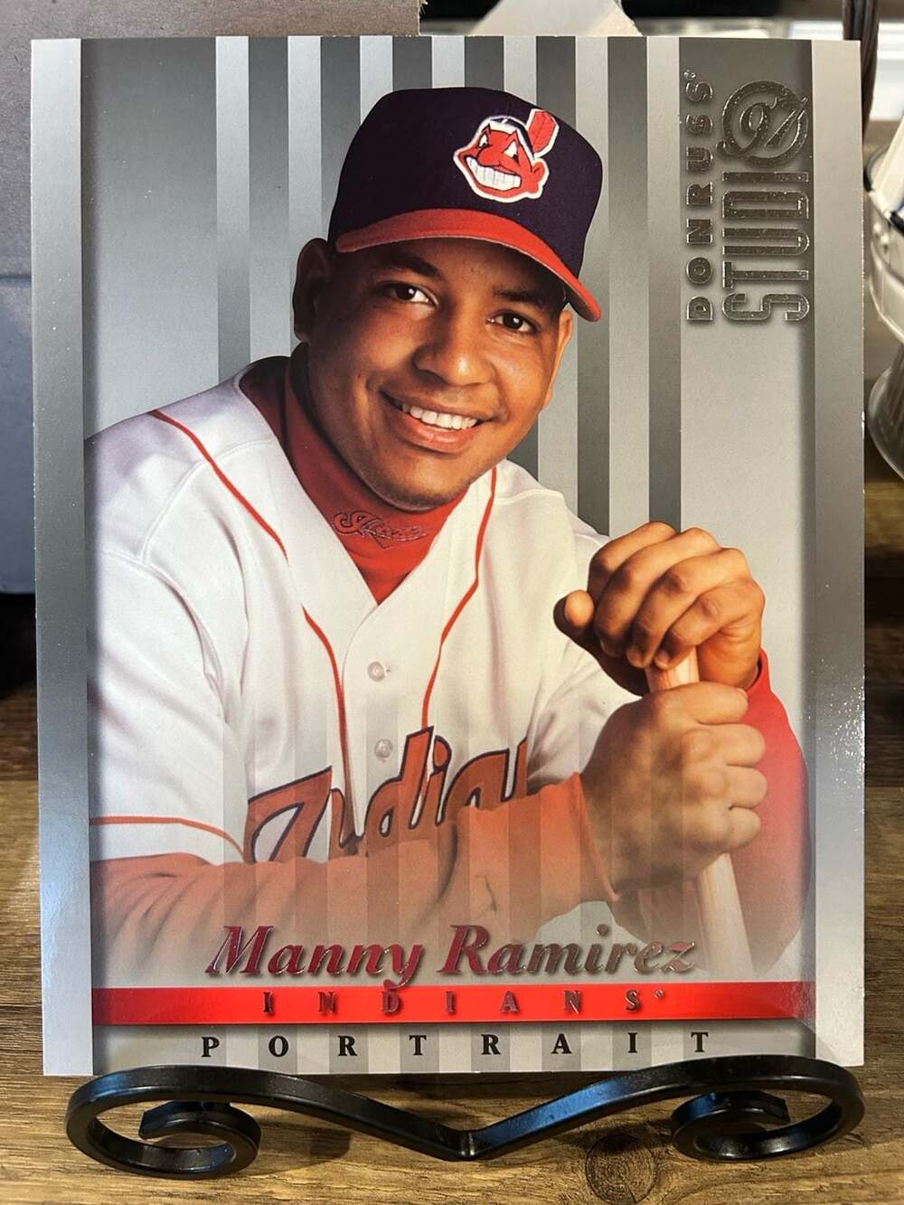 1997 Donruss Studio Manny Ramirez #16 Cleveland Indians